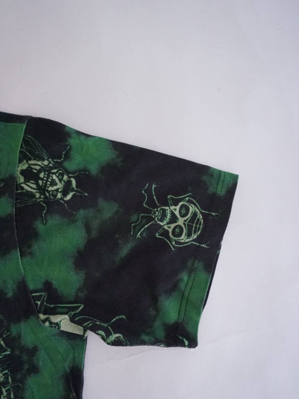 Creep Cast Black Green Bug Graphic Limited Release Streetwear Cotton Tee S - Picture 9 of 9